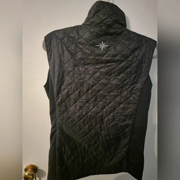 Polaris Womens SZ Medium Riding Vest Nylon Zip Pockets Lightweight Winter Snow - Picture 2 of 5